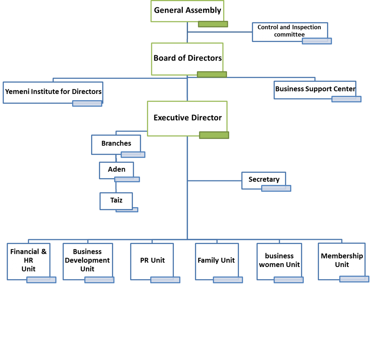  YBC Organizational Structure